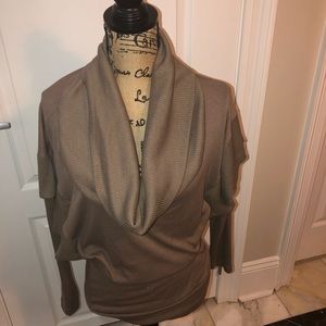 Khaki Cow neck tunic